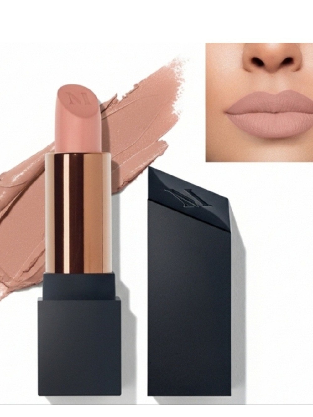 Morphe Matte Nude Pink Lipstick - Luxury Longwear Finish -BARE ALL